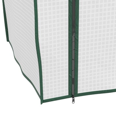 Outsunny Three-Tier Mini Greenhouse - White 