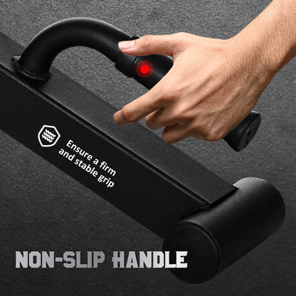 SPORTNOW 2Pcs Barbell Jack, Deadlift Jack with Non-Slip Handle and Plastic Padding, Easy Loading and Unloading 400kg Barbell Plates, for Home Gym, Deadlifting Weight Training 