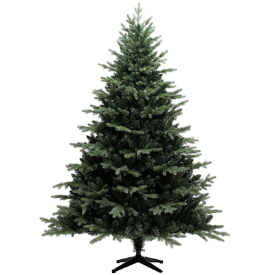 HOMCOM 7ft Artificial Spruce Christmas Tree - Green 