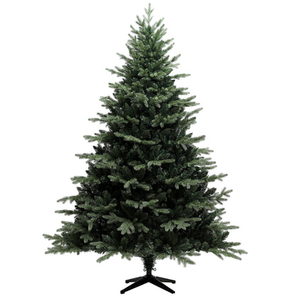 HOMCOM 7ft Artificial Spruce Christmas Tree - Green 