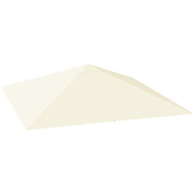 Outsunny 3 x 3(m) Gazebo Canopy Replacement, for 01-0867 - Cream 