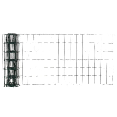 PawHut 0.6M x 10M Chicken Wire Mesh Roll Rabbit Poultry Animal Fence PVC Coated Steel Metal Garden Netting Fencing 