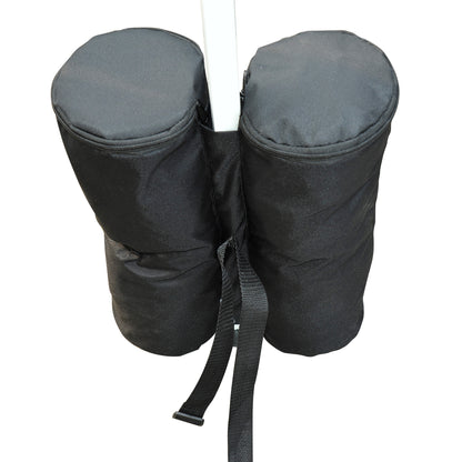 Outsunny 15 kg Heavy Duty Gazebo Weight Sand Bags, 4 pcs Leg Weights Marquee Tent Canopy Base for Trampoline Pop Up Gazebo Tent Parasols 