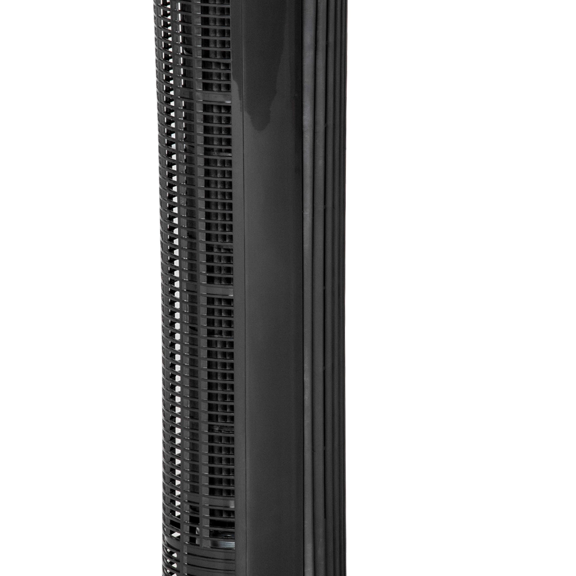 HOMCOM Tower Fan for Bedroom Cooling, 30 Inch Electric 70° Oscillating Fan with 3 Speed Settings, Standing Floor Fan for Home Office Indoor, Black 