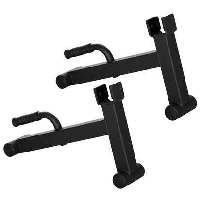 SPORTNOW 2Pcs Barbell Jack, Deadlift Jack with Non-Slip Handle and Plastic Padding, Easy Loading and Unloading 400kg Barbell Plates, for Home Gym, Deadlifting Weight Training 