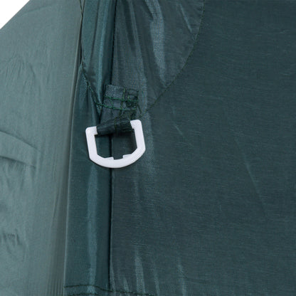 Outsunny 3 M x 3 M Base/ 2.5 M x 2.5 M Top Pop Up Gazebo with Carry Bag, Height Adjustable Slant Leg Party Tent Instant Event Shelter for Garden, Patio, Green 