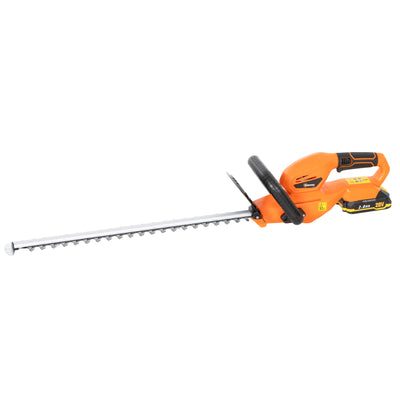 Outsunny 20" Cordless Hedge Trimmer, 18V Electric Hedge Cutter with 51cm Dual Action Blade, 2000mAh Battery and Charger 