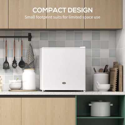 HOMCOM 35L Mini Freezer, -24℃ to -14℃ Temperature - White 