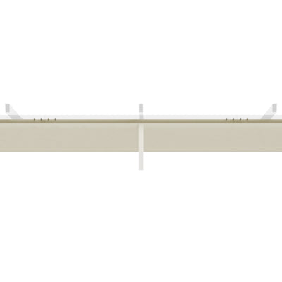 Outsunny Retractable Pergola Shade Cover, Replacement Canopy for 4 x 3 (m) Pergola, Retractable Roof, Cream White 