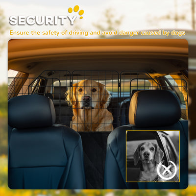 PawHut Dog Guard for Cars, Vans, Vehicles, with 93-150cm Adjustable Width 