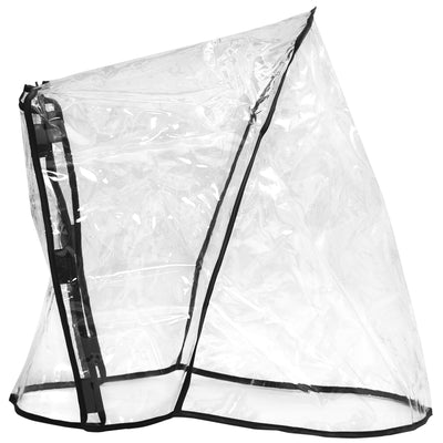 PawHut Dog Stroller Rain Cover, Cover for Dog Pram Stroller Buggy w/ Rear Side Entry 