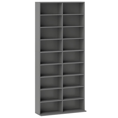 HOMCOM 640 CD Storage Tower - Grey