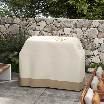 Outsunny 66W x 152Lcm PU Coated Protective Grill Cover - Beige 