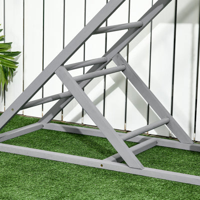 PawHut Walk-in Galvanised Steel Chicken Run with Chicken Activity Shelf and Cover, 3 x 6 x 2m 
