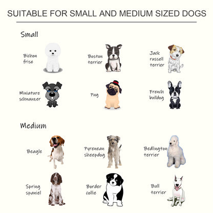 PawHut Raised Dog Feeding Bowls with Stand, Stainless Steel for Medium Dog, 58L x 31W x 25H cm - White 