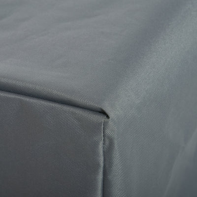 Outsunny 200x73cm Outdoor Garden Rattan Furniture Protective Cover Water UV Resistant Grey 