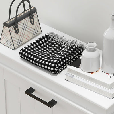 HOMCOM Three-Drawer Minimalistic Shoe Storage Cabinet, for 15 Shoes 