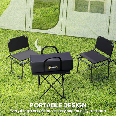 Outsunny 3-4 Man Tunnel Tent, Family Camping Tent with Porch, Bedroom and Living Area, Sewn in Groundsheet, 3000mm Waterproof, Portable with Bag for Hiking, Festival, Backpacking, Khaki 