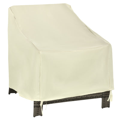 Outsunny 600D Oxford Cloth Furniture Cover Single Chair Garden Patio Outdoor Protector Waterproof 68x87x44-77cm 
