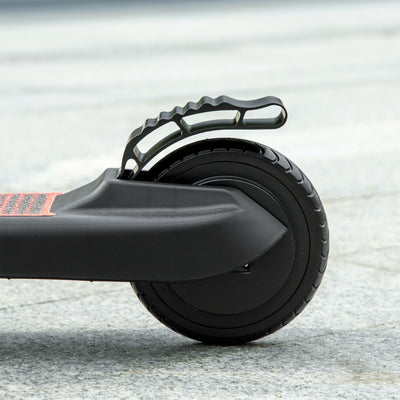 HOMCOM Folding Electric Scooter with Brake, for Ages 6+ Years, 8km/h Maximum Speed, Red 