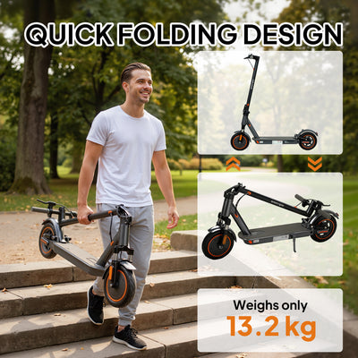 SPORTNOW Foldable Electric Scooter with 350W Motor, Up to 25km/h 