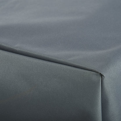 Outsunny Rectangular Patio Furniture Cover for Chairs Water UV Resistant Protection 600D Oxford Fabric Rattan Lounge Clean Cover, 200 x 86 x 82cm 