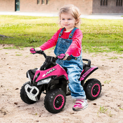 HOMCOM Ride on Toy for Kids 4 Wheel Foot-to-Floor Sliding Walking Car Toy Motorcycle Baby Walker Toddler Toys for for 18-36 Months Boys and Girls 