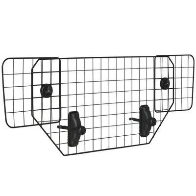 PawHut Dog Guard for Cars Adjustable Boot Barrier Metal Mesh Pet Headrest, 90-120W x 40.5H cm 