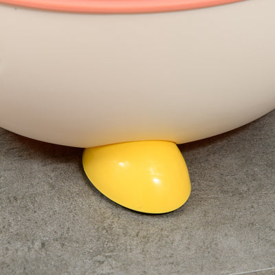 ZONEKIZ Baby Potty Training Toilet with Splash Guard, Anti-Tip Feet, Side Handles, Easy to Clean 