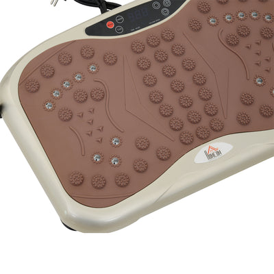 HOMCOM Vibration Plate Machine Fitness Body Shaper Slim Trainer Exercise Workout Home Gym Music Remote Power 