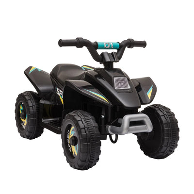 HOMCOM 6V Kids Electric Ride on Car ATV Toy Quad Bike Four Big Wheels w/ Forward Reverse Functions Toddlers for 18-36 Months Old 