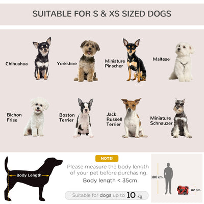 PawHut Foldable Pet Carrier for Small and Miniature Dogs, Portable Cat Carrier Soft Side Pet Travel Crate with Removable Mat, Storage Bags, Breathable Mesh Window 60 x 42 x 42cm - Red 