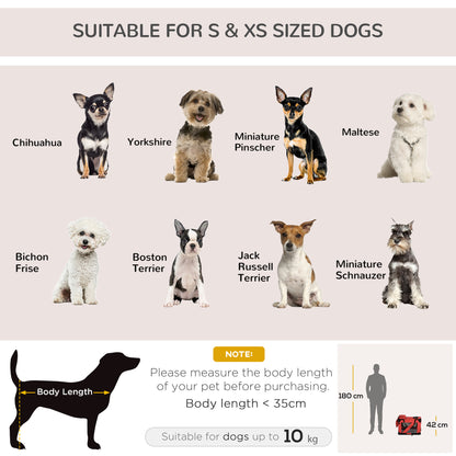 PawHut Foldable Pet Carrier for Small and Miniature Dogs, Portable Cat Carrier Soft Side Pet Travel Crate with Removable Mat, Storage Bags, Breathable Mesh Window 60 x 42 x 42cm - Red 