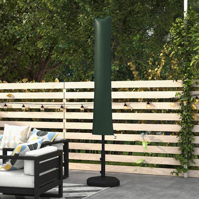 Outsunny Parasol Cover, Cantilever Umbrella Cover for 2-3.5 m Parasols, Banana Umbrella Protector with Zipper, Green 