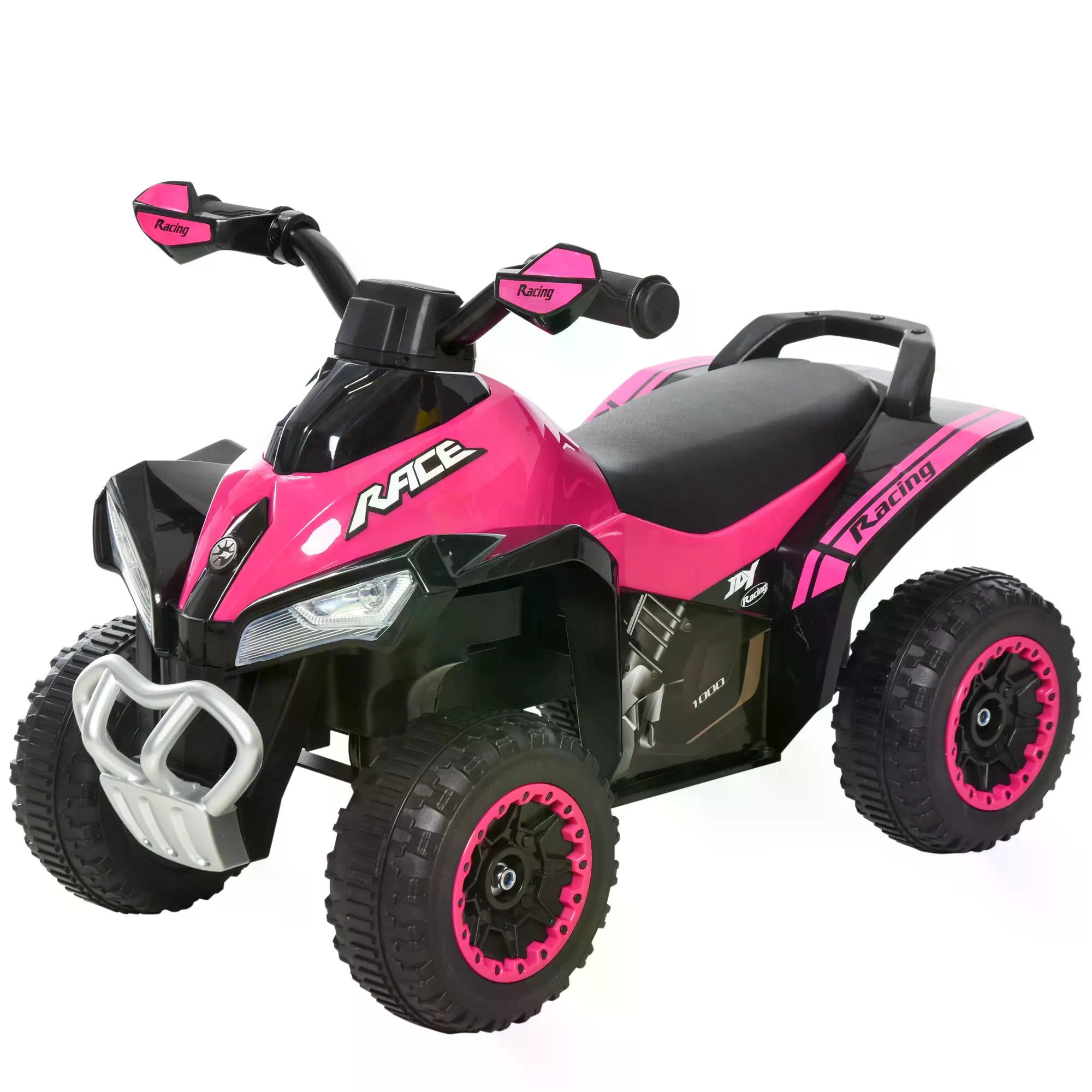 HOMCOM Ride on Toy for Kids 4 Wheel Foot-to-Floor Sliding Walking Car Toy Motorcycle Baby Walker Toddler Toys for for 18-36 Months Boys and Girls 