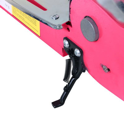 HOMCOM 120W Foldable Powered Scooters with 24V Rechargeable Battery, Adjustable Ride on Toy (Pink) 