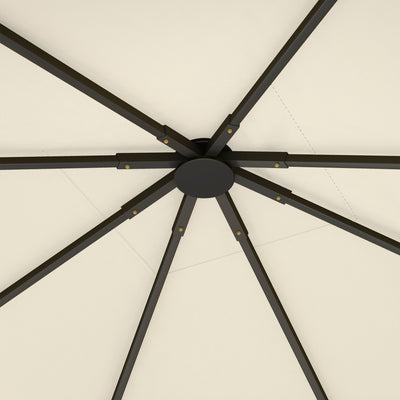 Outsunny 3 x 3(m) Gazebo Canopy Replacement, for 01-0867 - Cream 