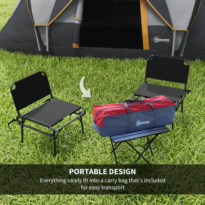 Outsunny 5-6 Man Dome Camping Tent Hiking Shelter UV Protection 3000mm Water Resistant Tunnel Tent - Multicolor 