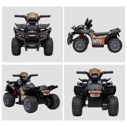 HOMCOM Kids Ride-on Four Wheeler ATV Car with Real Working Headlights for 18-36M 