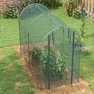 Outsunny 240 x 120cm Mini Polytunnel Greenhouse 
