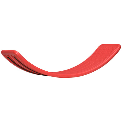 ZONEKIZ Balance Board Kids Wobble Board, Stepping Stone, Montessori Toy for Children, Nursery Toy, for Ages 3-6 Years, 82 x 27.5 x 19.5cm - Red 