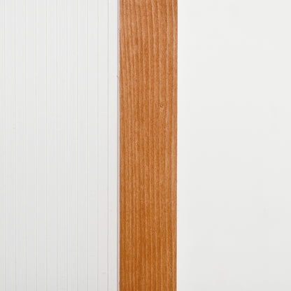 Outsunny 3-tier Wood Greenhouse Garden Polycarbonate Cold Frame Balcony Grow House w/ Storage Shelf for Plants, Flowers, Orange 