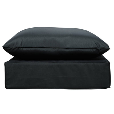 Outsunny 4 Pcs Outdoor Seat and Back Cushion Set Patio Deep Seating Chair Replacement Cushion 
