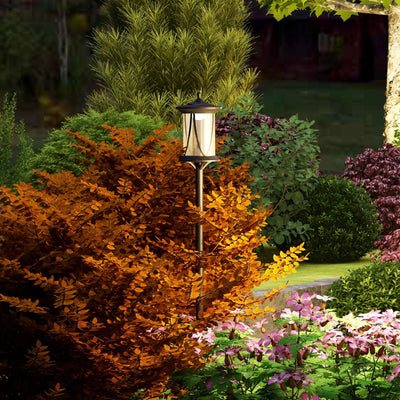 Outsunny Solar Lamp Post Light, 1.3 M LED Outdoor Street Light, Waterproof IP44 for Patio, Garden, Pathway, Cool White 
