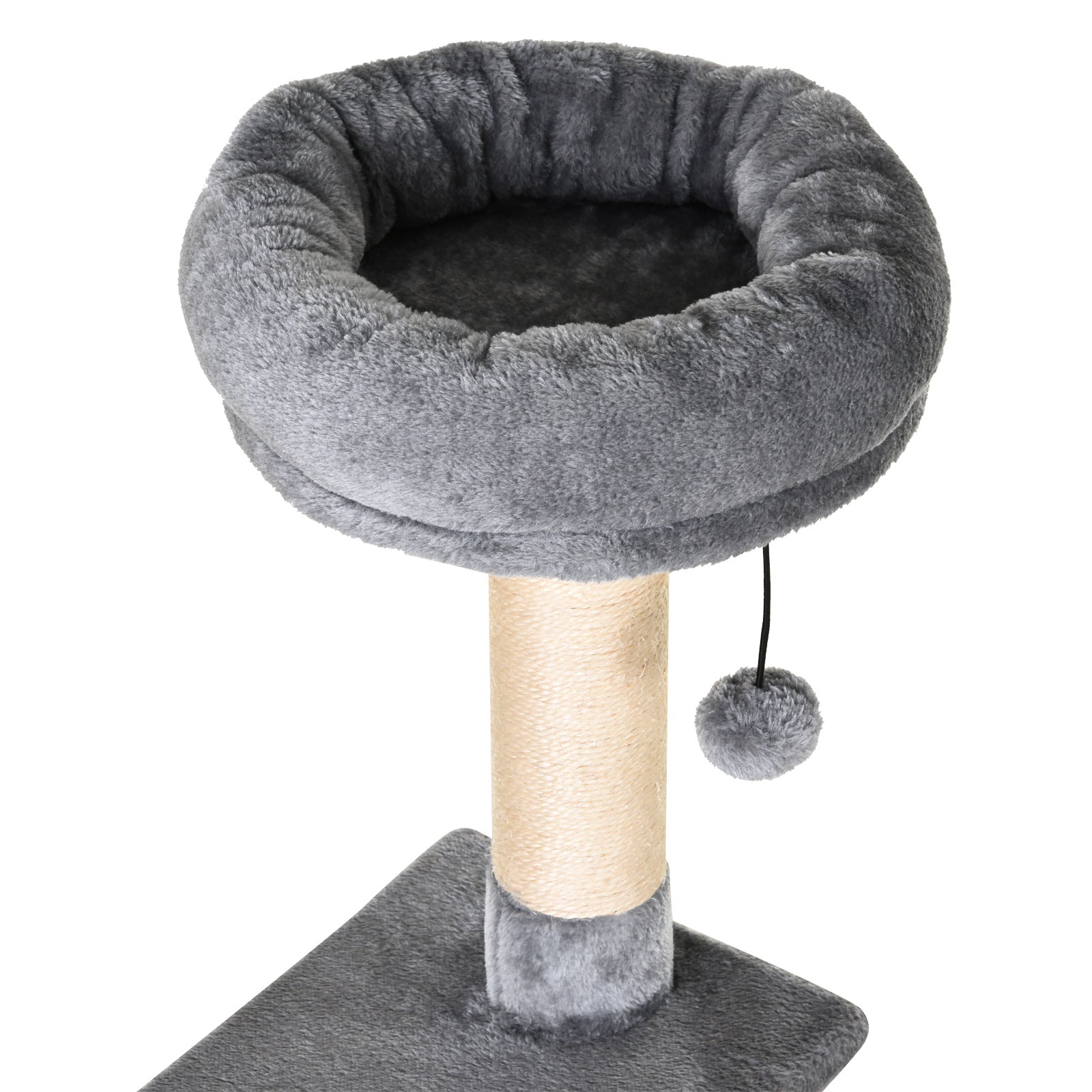 PawHut Cat Tree for Indoor Cats Condo Tower Multi-level Height 150CM  Kittens Activity Stand House with Toys & Various Scratching Posts 