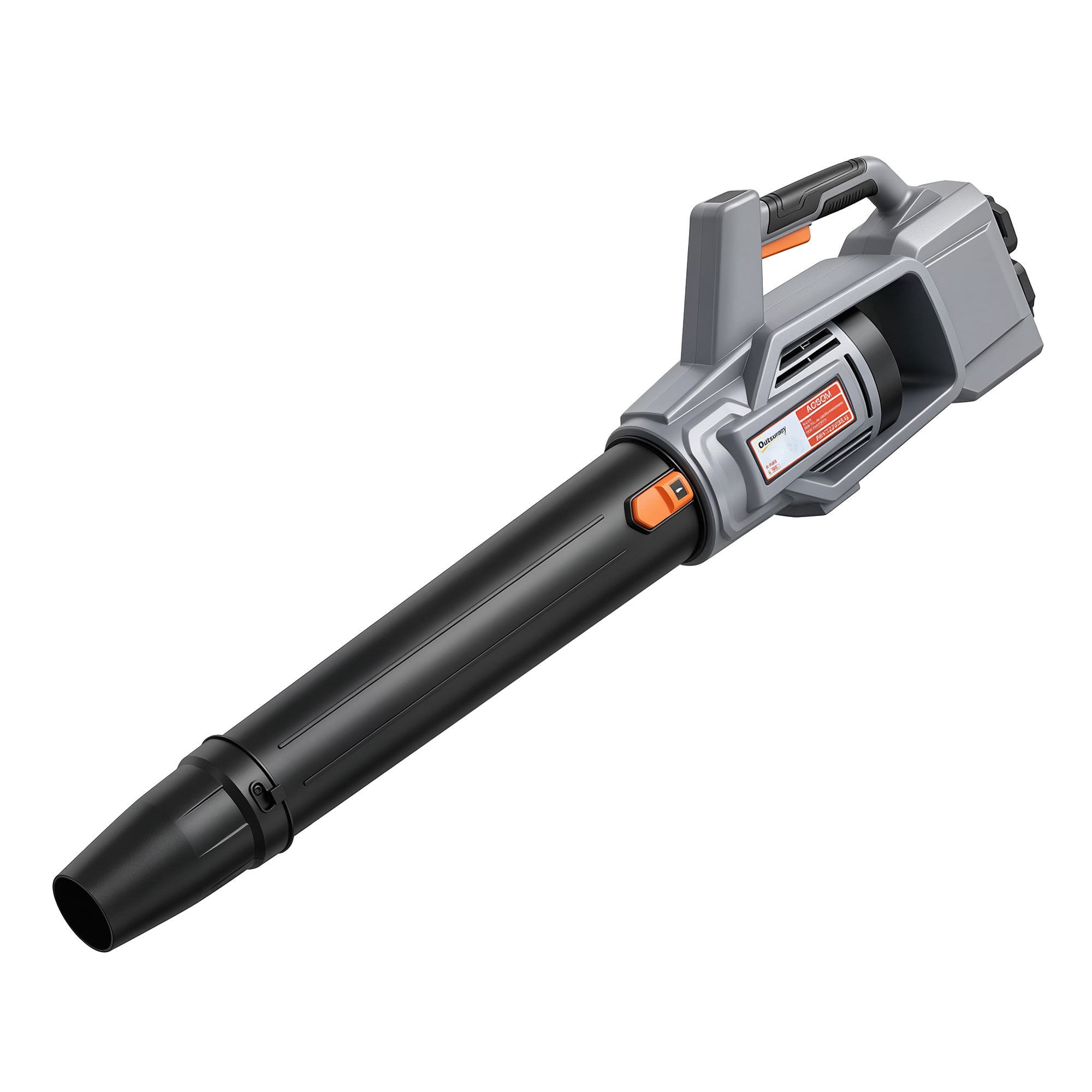 Outsunny Leaf Blower Cordless with 2 x 4000mAh Batteries & Charger, 36V Lightweight Garden Blower with 1000W Brushless Motor 
