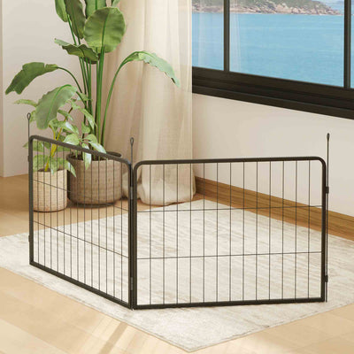 PawHut 2 Piece Dog Pen Expansion Pack for 60cm High Pet Playpen with 3 Stakes, for Small Dogs 