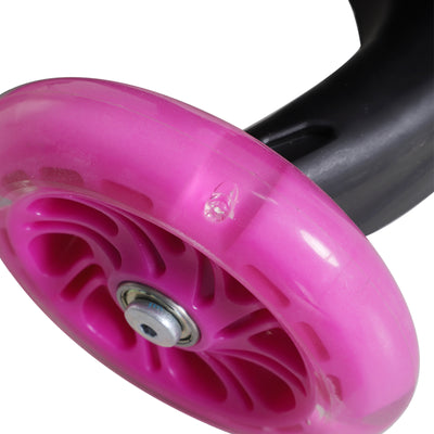 HOMCOM 5 in1 Kids  Scooter 3 Wheel Toddler scooter Kick Scooter with Adjustable Handlebar, Removable Seat & Back Rest for 18 Month+, Pink 