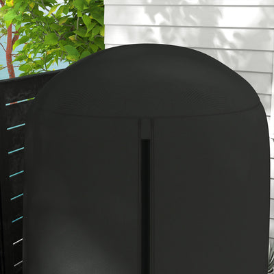 Outsunny 190 x Φ128cm Hanging Egg Chair Furniture Cover - Black 
