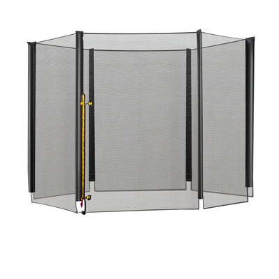 HOMCOM 10ft Trampoline Net Replacement Enclosure, Black 